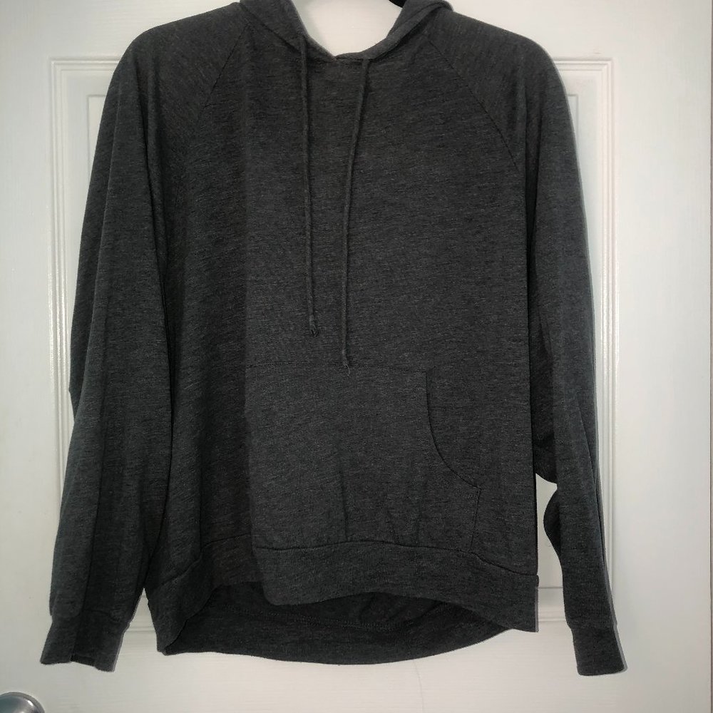 Gray Shirt Hoodie